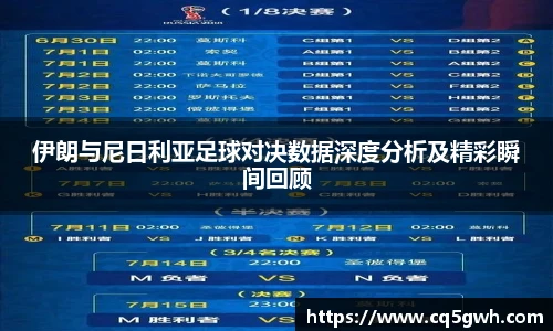 TOP1体育官网伊朗与尼日利亚足球对决数据深度分析及精彩瞬间回顾
